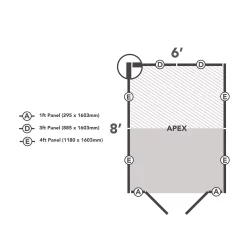 Forest Garden 6x8 Apex Dip Treated Shiplap Wooden Shed With Floor (Base Included) -Hozelock Shop forest garden 6x8 apex dip treated shiplap wooden shed with floor base included 5013053194102 01i