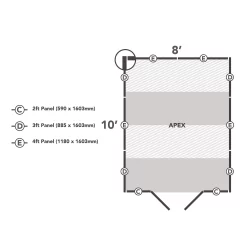 Forest Garden 8x10 Apex Dip Treated Shiplap Wooden Shed With Floor -Hozelock Shop forest garden 8x10 apex dip treated shiplap wooden shed with floor5013053193846 01i
