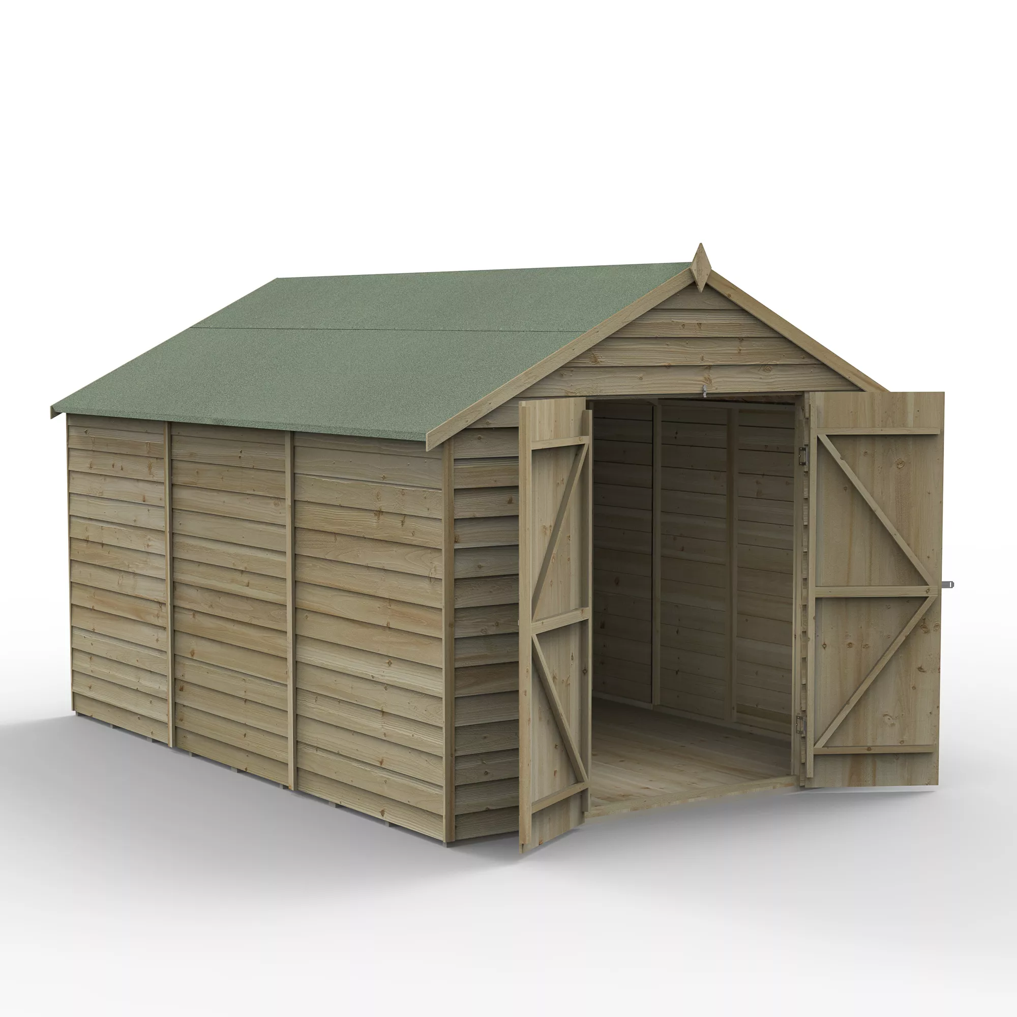 Forest Garden 8x12 Apex Pressure treated Overlap Wooden Shed with floor Forest Garden 8x12 Apex Pressure Treated Overlap Wooden Shed With Floor -Hozelock Shop forest garden 8x12 apex pressure treated overlap wooden shed with floor5013053192887 01c