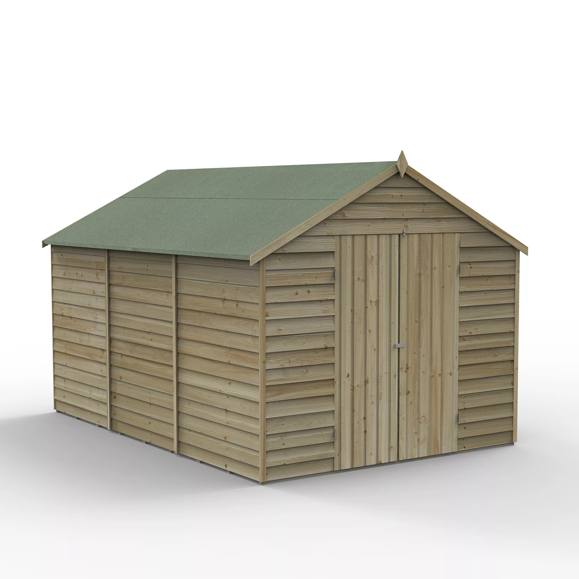 Forest Garden 8x12 Apex Pressure treated Overlap Wooden Shed with floor Forest Garden 8x12 Apex Pressure Treated Overlap Wooden Shed With Floor -Hozelock Shop forest garden 8x12 apex pressure treated overlap wooden shed with floor5013053192887 02c