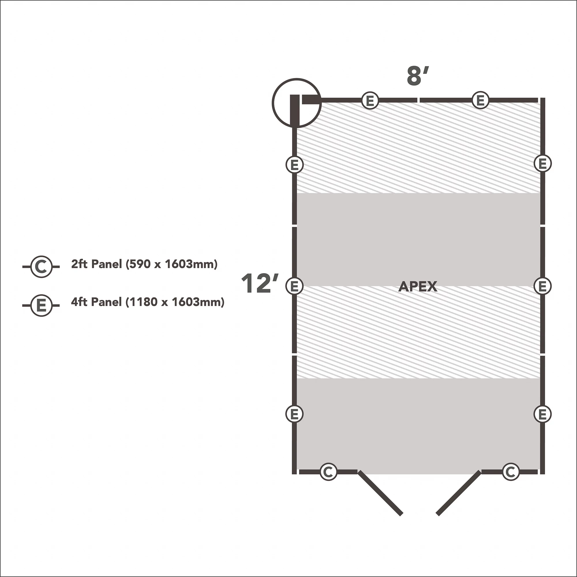 Forest Garden 8x12 Apex Pressure treated Overlap Wooden Shed with floor Forest Garden 8x12 Apex Pressure Treated Overlap Wooden Shed With Floor -Hozelock Shop forest garden 8x12 apex pressure treated overlap wooden shed with floor5013053192887 02t