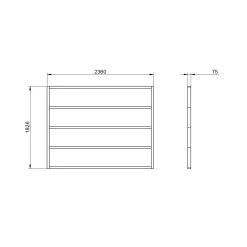 Forest Garden 8x6 Timber Shed Base (L) 236cm X (W) 0.18cm 3 Forest Garden 8x6 Timber Shed Base (L) 236cm X (W) 0.18cm -Hozelock Shop forest garden 8x6 timber shed base l 236cm x w 0 18cm5013053179062 02c bq
