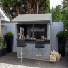 Forest Garden Apex Shiplap Wooden Garden Bar With Single Door - Assembly Service Included -Hozelock Shop forest garden apex shiplap wooden garden bar with single door assembly service included5013053191859 01i