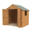 Forest Garden Delamere 7x5 Ft Apex Shiplap Wooden 2 Door Shed With Floor -Hozelock Shop forest garden delamere 7x5 ft apex shiplap wooden 2 door shed with floor5013053182666 01c