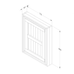 Forest Garden Fold Down Timber Garden Bar (Base Not Required) -Hozelock Shop forest garden fold down timber garden bar base not required 5013053192276 02t