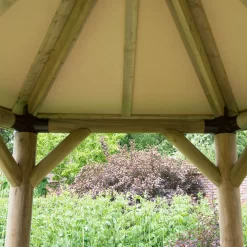 Forest Garden Hexagonal Gazebo, (W)3.3m (D)2.84m -Hozelock Shop forest garden hexagonal gazebo w 3 3m d 2 84m5013053163351 02i