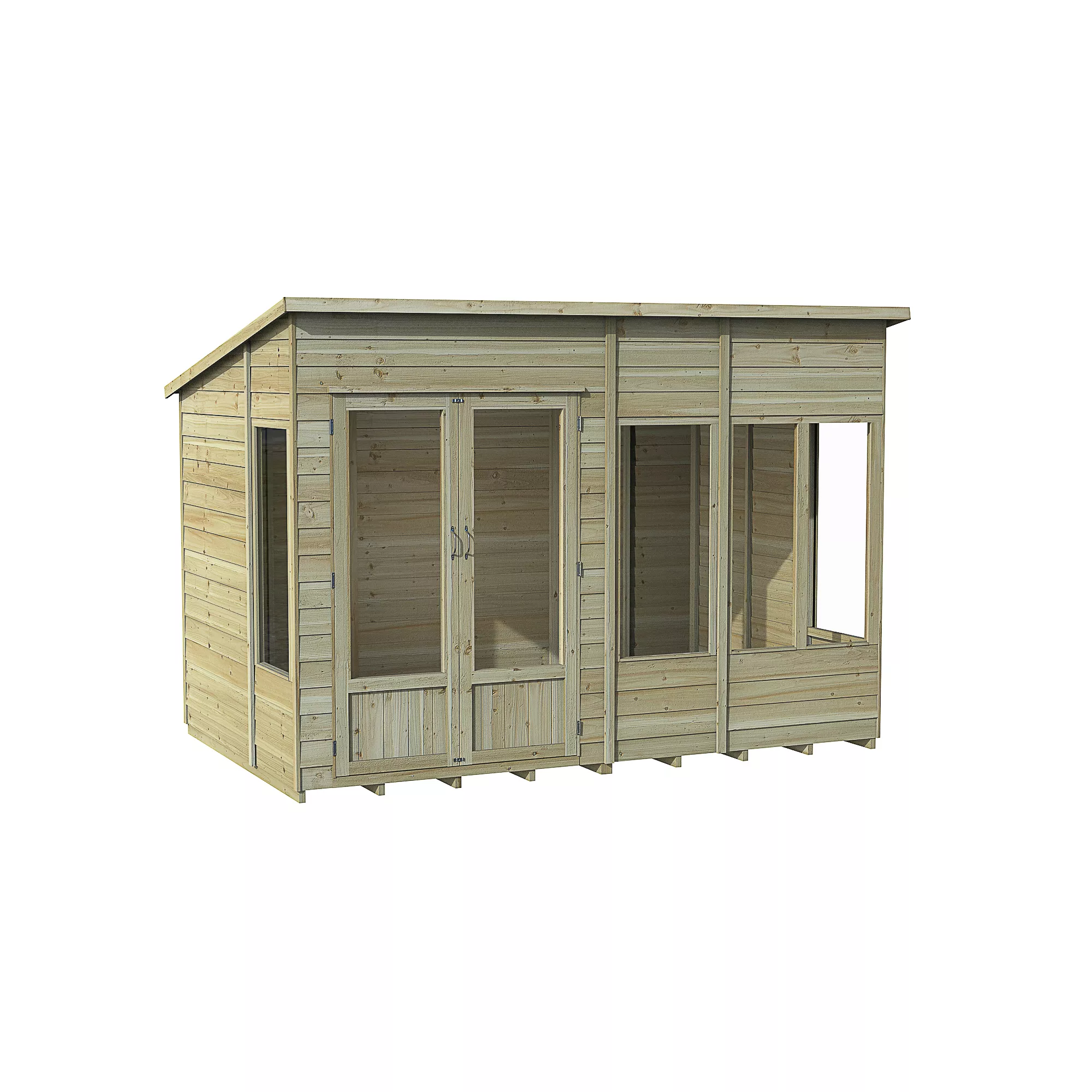 Forest Garden Oakley 10x6 Pent Overlap Solid wood Summer house with Double door Forest Garden Oakley 10x6 Pent Overlap Solid Wood Summer House With Double Door -Hozelock Shop forest garden oakley 10x6 pent overlap solid wood summer house with double door5013053188682 01c bq