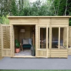 Forest Garden Oakley 10x6 Pent Overlap Solid Wood Summer House With Double Door 5 Forest Garden Oakley 10x6 Pent Overlap Solid Wood Summer House With Double Door -Hozelock Shop forest garden oakley 10x6 pent overlap solid wood summer house with double door5013053188682 03i bq