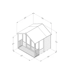 Forest Garden Oakley 7x7 Apex Overlap Solid Wood Summer House With Double Door (Base Included) - Assembly Service Included -Hozelock Shop forest garden oakley 7x7 apex overlap solid wood summer house with double door base included assembly service included5013053188705 01t bq