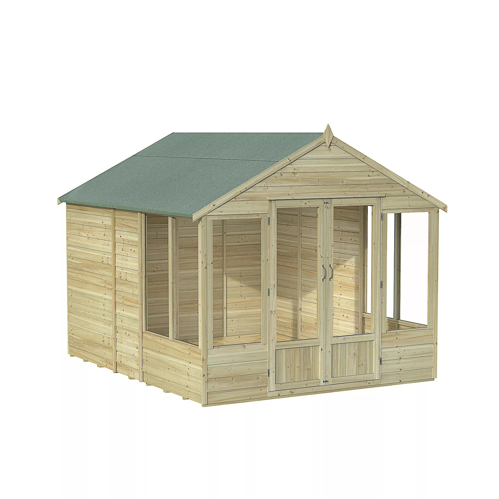 Forest Garden Oakley 8x10 Apex Overlap Solid wood Summer house with Double door - Assembly service included Forest Garden Oakley 8x10 Apex Overlap Solid Wood Summer House With Double Door - Assembly Service Included -Hozelock Shop forest garden oakley 8x10 apex overlap solid wood summer house with double door assembly service included5013053188781 01c bq
