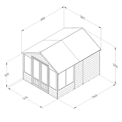 Forest Garden Oakley 8x10 Apex Overlap Solid Wood Summer House With Double Door - Assembly Service Included 7 Forest Garden Oakley 8x10 Apex Overlap Solid Wood Summer House With Double Door - Assembly Service Included -Hozelock Shop forest garden oakley 8x10 apex overlap solid wood summer house with double door assembly service included5013053188781 01t bq