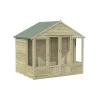 Forest Garden Oakley 8x6 Apex Overlap Solid Wood Summer House With Double Door - Assembly Service Included -Hozelock Shop forest garden oakley 8x6 apex overlap solid wood summer house with double door assembly service included5013053188583 01c bq