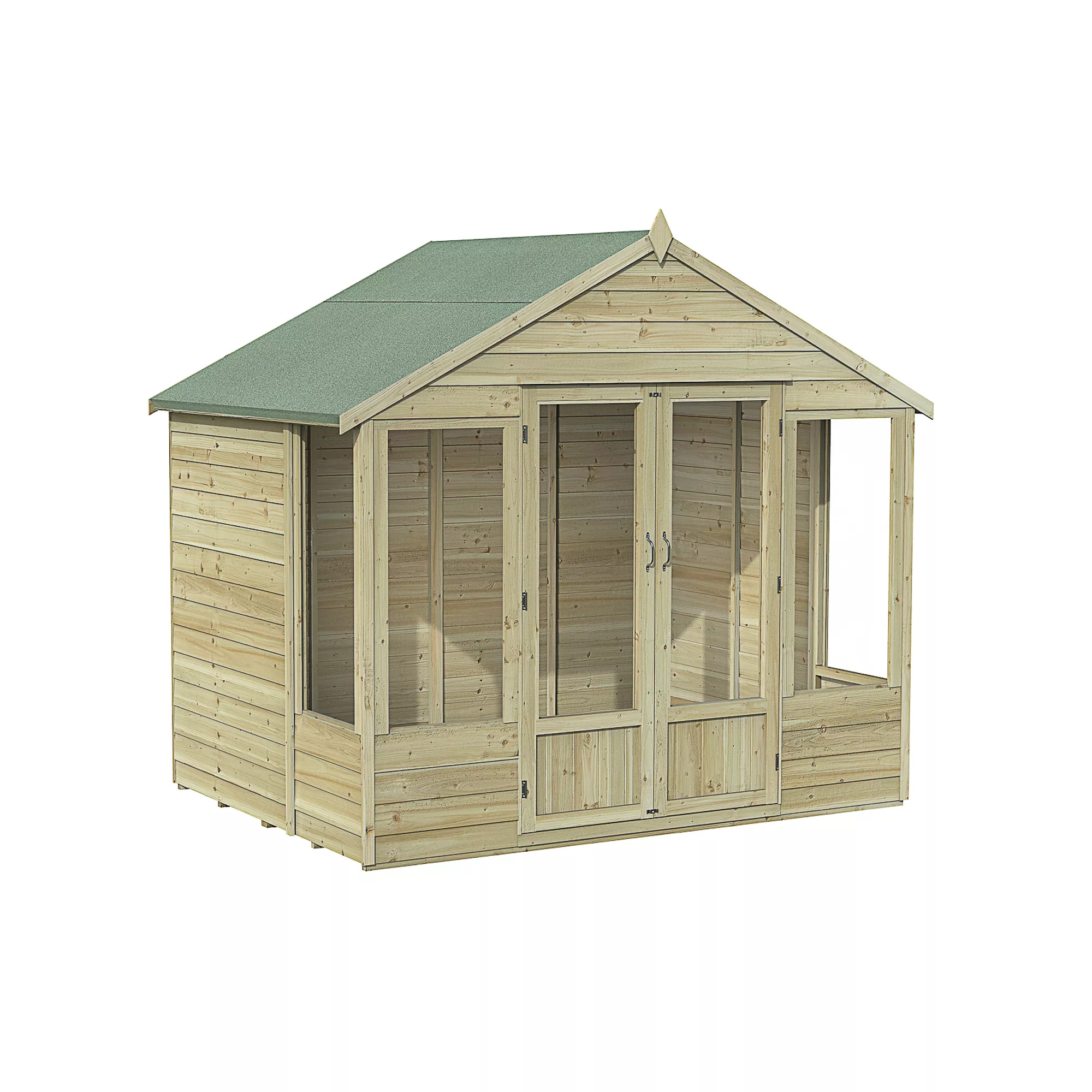Forest Garden Oakley 8x6 Apex Overlap Solid wood Summer house with Double door (Base included) Forest Garden Oakley 8x6 Apex Overlap Solid Wood Summer House With Double Door (Base Included) -Hozelock Shop forest garden oakley 8x6 apex overlap solid wood summer house with double door base included 5013053188620 01c bq