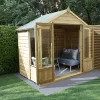 Forest Garden Oakley 8x6 Apex Overlap Solid Wood Summer House With Double Door (Base Included) - Assembly Service Included -Hozelock Shop forest garden oakley 8x6 apex overlap solid wood summer house with double door base included assembly service included5013053188583 03i bq
