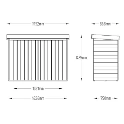 Forest Garden Overlap Wooden 6x3 Pent Garden Storage 11 Forest Garden Overlap Wooden 6x3 Pent Garden Storage -Hozelock Shop forest garden overlap wooden 6x3 pent garden storage5013053162835 01t bq