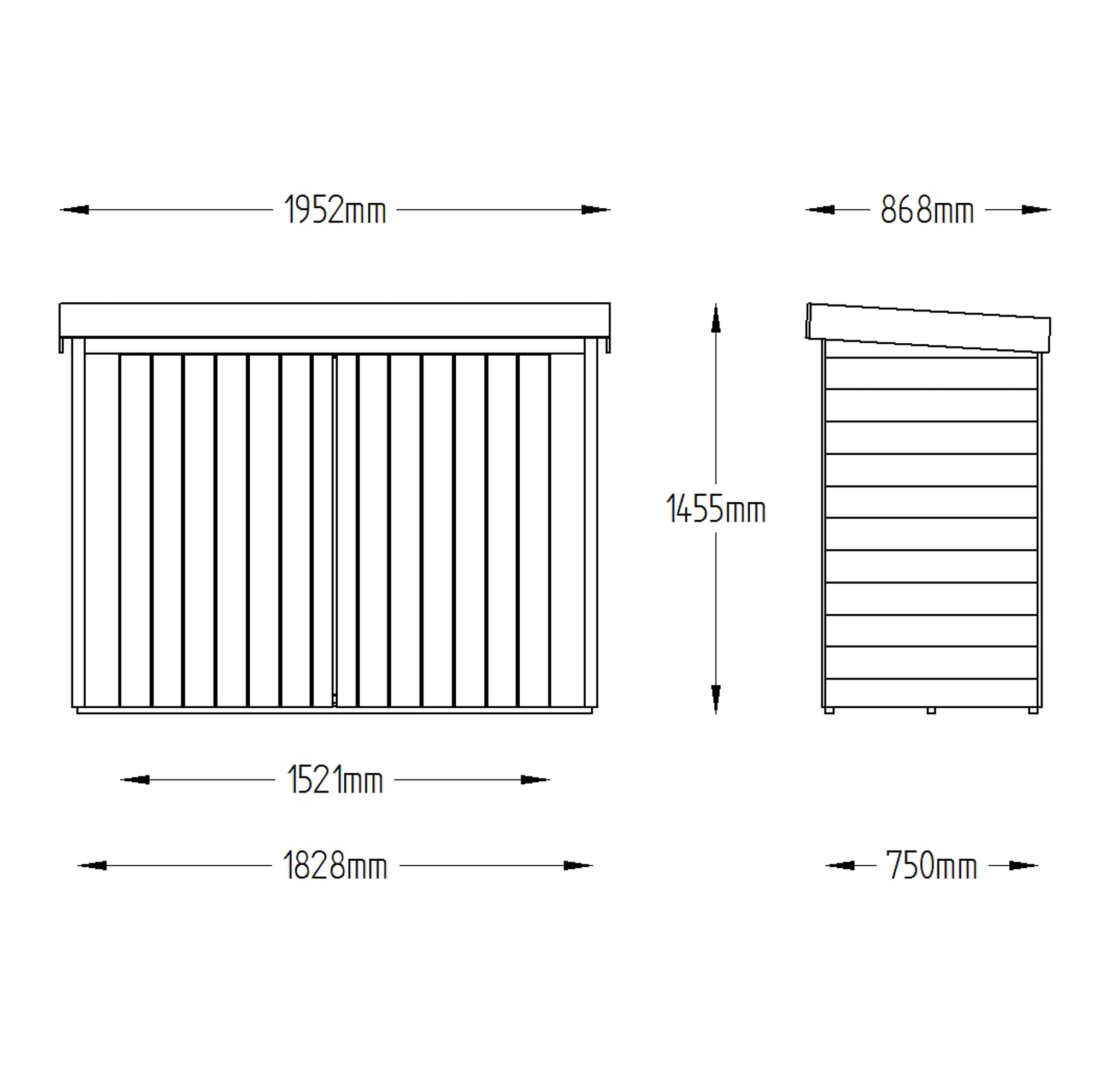 Forest Garden Overlap Wooden 6x3 Pent Garden storage Forest Garden Overlap Wooden 6x3 Pent Garden Storage -Hozelock Shop forest garden overlap wooden 6x3 pent garden storage5013053162835 01t bq