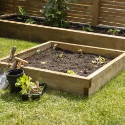 Forest Garden Rectangular Raised Bed Kit -Hozelock Shop forest garden rectangular raised bed kit5013053182338 01i bq
