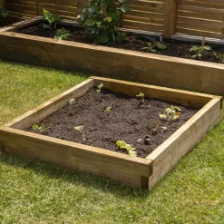 Forest Garden Rectangular Raised Bed Kit -Hozelock Shop forest garden rectangular raised bed kit5013053182338 02i bq