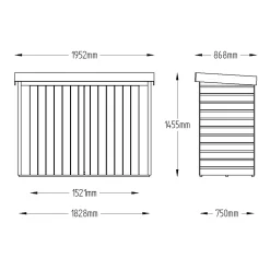 Forest Garden Shiplap Wooden 6x3 Pent Garden Storage 13 Forest Garden Shiplap Wooden 6x3 Pent Garden Storage -Hozelock Shop forest garden shiplap wooden 6x3 pent garden storage5013053162842 01t bq