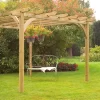 Forest Garden Square Pergola, (H)2800mm (W)3600mm
