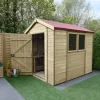 Forest Garden Timberdale 8x6 Ft Apex Tongue & Groove Wooden Shed With Floor -Hozelock Shop forest garden timberdale 8x6 ft apex tongue groove wooden shed with floor5013053188941 01i bq