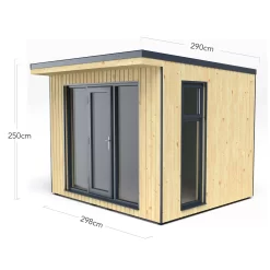Forest Garden Xtend 10x9 Pent Tongue & Groove Garden Office - Assembly Service Included -Hozelock Shop forest garden xtend 10x9 pent tongue groove garden office assembly service included5013053183601 01t
