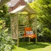 Forest Parisienne Arbour, (H)2120mm (W)1540mm (D)660mm - Assembly Required