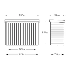 Forest Shiplap 6.3x2.8 Apex Garden Storage 2000L 15 Forest Shiplap 6.3x2.8 Apex Garden Storage 2000L -Hozelock Shop forest shiplap 6 3x2 8 apex garden storage 2000l5013053163238 01t bq