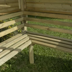 Forest Venetian Corner Arbour, (H)2500mm (W)2330mm (D)1610mm - Assembly Required -Hozelock Shop forest venetian corner arbour h 2500mm w 2330mm d 1610mm assembly required5013053139745 11i