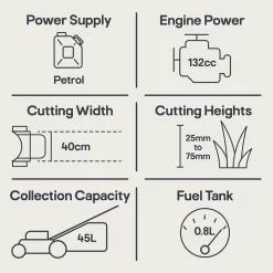 FPLM132H-6 132cc Petrol Push Lawnmower -Hozelock Shop fplm132h 6 132cc petrol push lawnmower5059340359427 01t EN bq
