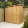 GoodHome Clapperton 6x4 Pent Dip Treated Shiplap Shed With Floor - Assembly Service Included -Hozelock Shop goodhome clapperton 6x4 pent dip treated shiplap shed with floor assembly service included5059340270159 05i
