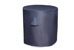 GoodHome Hamilton Steel Grey Round Dining Table Cover 72cm(H) 72cm(Dia)