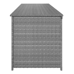 GoodHome Hamilton Steeple Grey Rattan Effect Storage Box (W) 180cm X (D) 65cm -Hozelock Shop goodhome hamilton steeple grey rattan effect storage box w 180cm x d 65cm5059340677415 05c 1