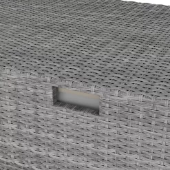 GoodHome Hamilton Steeple Grey Rattan Effect Storage Box (W) 180cm X (D) 65cm -Hozelock Shop goodhome hamilton steeple grey rattan effect storage box w 180cm x d 65cm5059340677415 37c 1