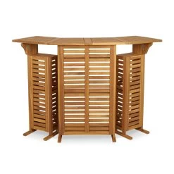 GoodHome Virginia Wooden Drink Cabinet Bar