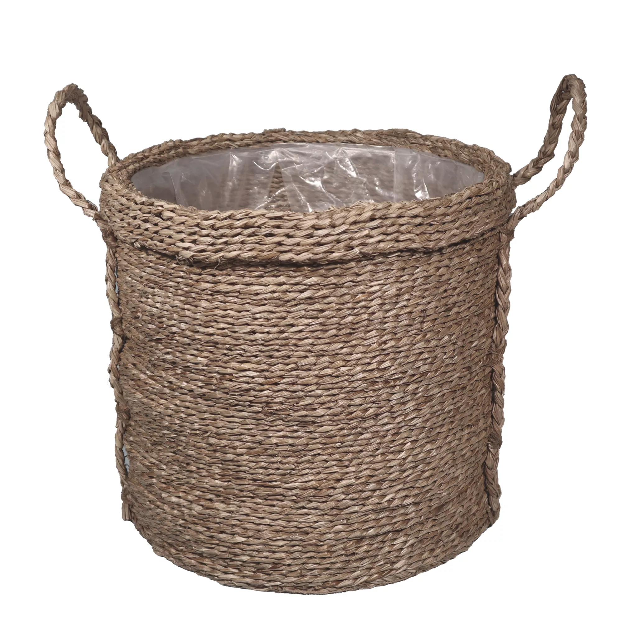 GoodHome Witoto Natural Seagrass Round Plant pot (Dia)41cm GoodHome Witoto Natural Seagrass Round Plant Pot (Dia)41cm -Hozelock Shop goodhome witoto natural seagrass round plant pot dia 41cm5059340327372 02c