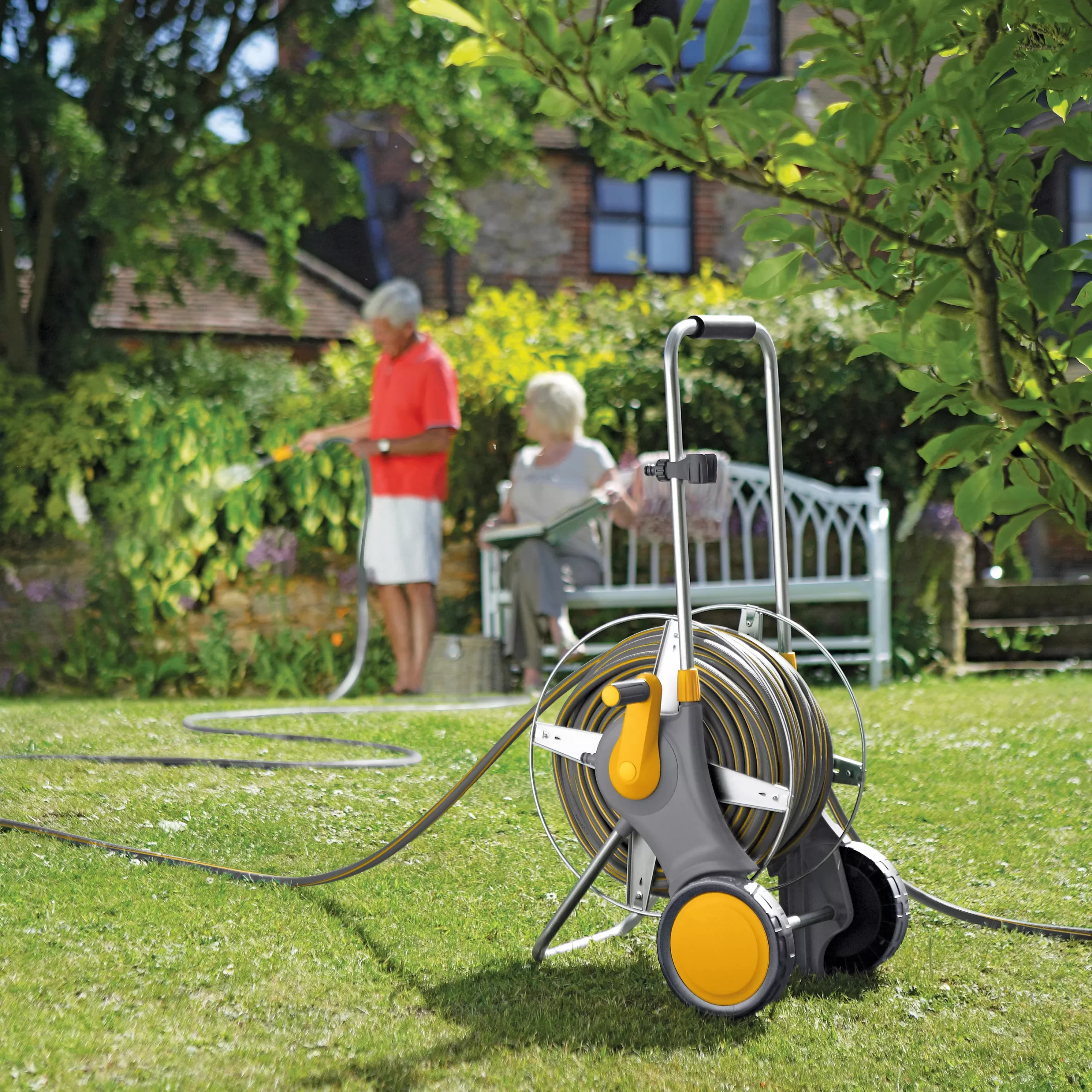 Hozelock Pro Freestanding Hose pipe cart (L)90m Hozelock Pro Freestanding Hose Pipe Cart (L)90m -Hozelock Shop hozelock pro freestanding hose pipe cart l 90m5010646058698 02i bq scaled