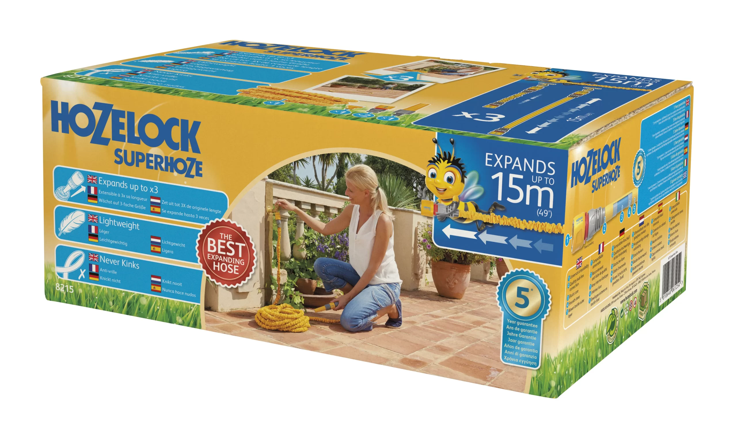 Hozelock Superhoze Flexible Yellow Expanding Hose pipe (L)15m Hozelock Superhoze Flexible Yellow Expanding Hose Pipe (L)15m -Hozelock Shop hozelock superhoze flexible yellow expanding hose pipe l 15m5010646061254 09c bq scaled