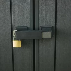 Keter Artisan 9x7 Ft Pent Tongue & Groove Grey Plastic Shed With Floor -Hozelock Shop keter artisan 9x7 ft pent tongue groove grey plastic shed with floor7290106933996 03c bq 1