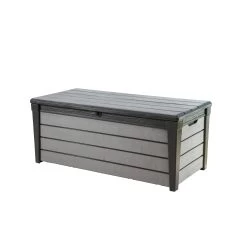 Keter Brushwood Wood Effect Garden Storage Box 454L