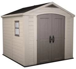 Keter Factor 8x8 Apex Beige Plastic Shed With Floor 3 Keter Factor 8x8 Apex Beige Plastic Shed With Floor -Hozelock Shop keter factor 8x8 apex beige plastic shed with floor7290103664954 01bq