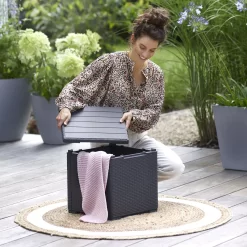 Keter Graphite 38.1L Small Plastic Storage Box & Lid 6 Keter Graphite 38.1L Small Plastic Storage Box & Lid -Hozelock Shop keter graphite 38 1l small plastic storage box lid8711245155517 01i