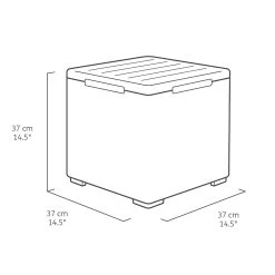 Keter Graphite 38.1L Small Plastic Storage Box & Lid 8 Keter Graphite 38.1L Small Plastic Storage Box & Lid -Hozelock Shop keter graphite 38 1l small plastic storage box lid8711245155517 01t