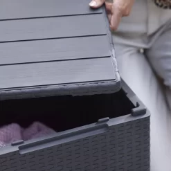 Keter Graphite 38.1L Small Plastic Storage Box & Lid 9 Keter Graphite 38.1L Small Plastic Storage Box & Lid -Hozelock Shop keter graphite 38 1l small plastic storage box lid8711245155517 38c