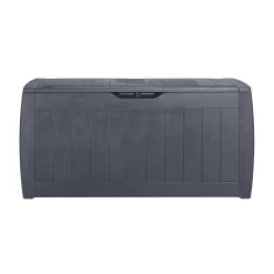 Keter Hollywood Wood Effect Plastic Garden Storage Box -Hozelock Shop keter hollywood wood effect plastic garden storage box7290103658441 02c bq