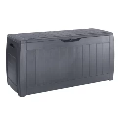 Keter Hollywood Wood Effect Plastic Garden Storage Box -Hozelock Shop keter hollywood wood effect plastic garden storage box7290103658441 03c bq