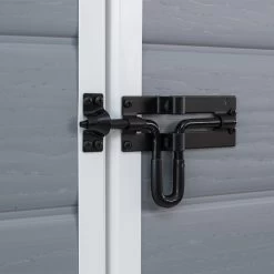 Keter Manor 4x3 Ft Apex Grey Plastic Shed (Base Included) -Hozelock Shop keter manor 4x3 ft apex grey plastic shed base included 7290106939677 36c