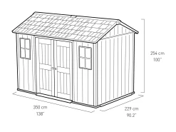 Keter Oakland Apex Tongue & Groove Grey Plastic Shed With Floor 9 Keter Oakland Apex Tongue & Groove Grey Plastic Shed With Floor -Hozelock Shop keter oakland apex tongue groove grey plastic shed with floor7290106934139 01t bq