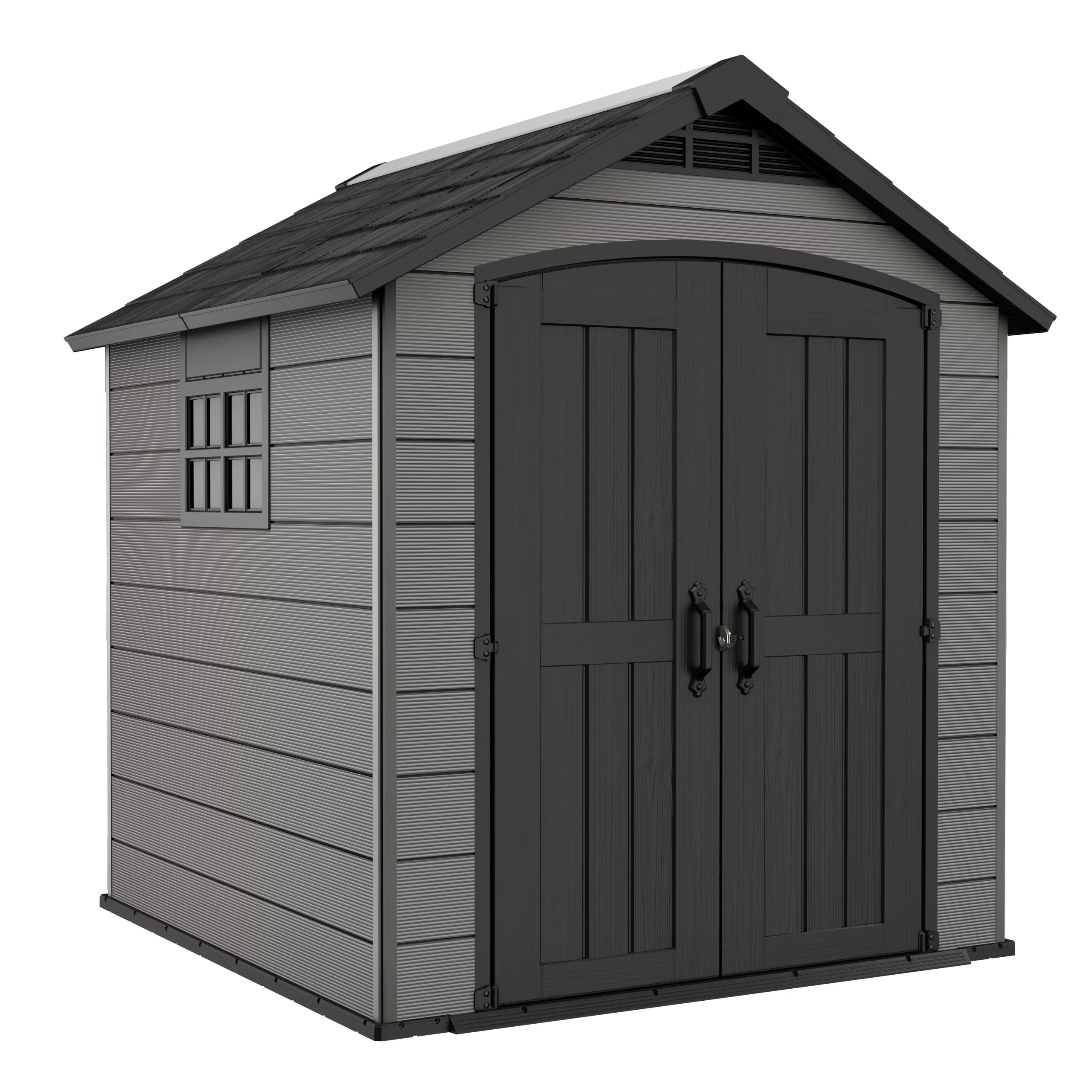 Keter Premier Apex Tongue & groove Grey Shed with floor Keter Premier Apex Tongue & Groove Grey Shed With Floor -Hozelock Shop keter premier apex tongue groove grey shed with floor7290112634122 01c bq scaled