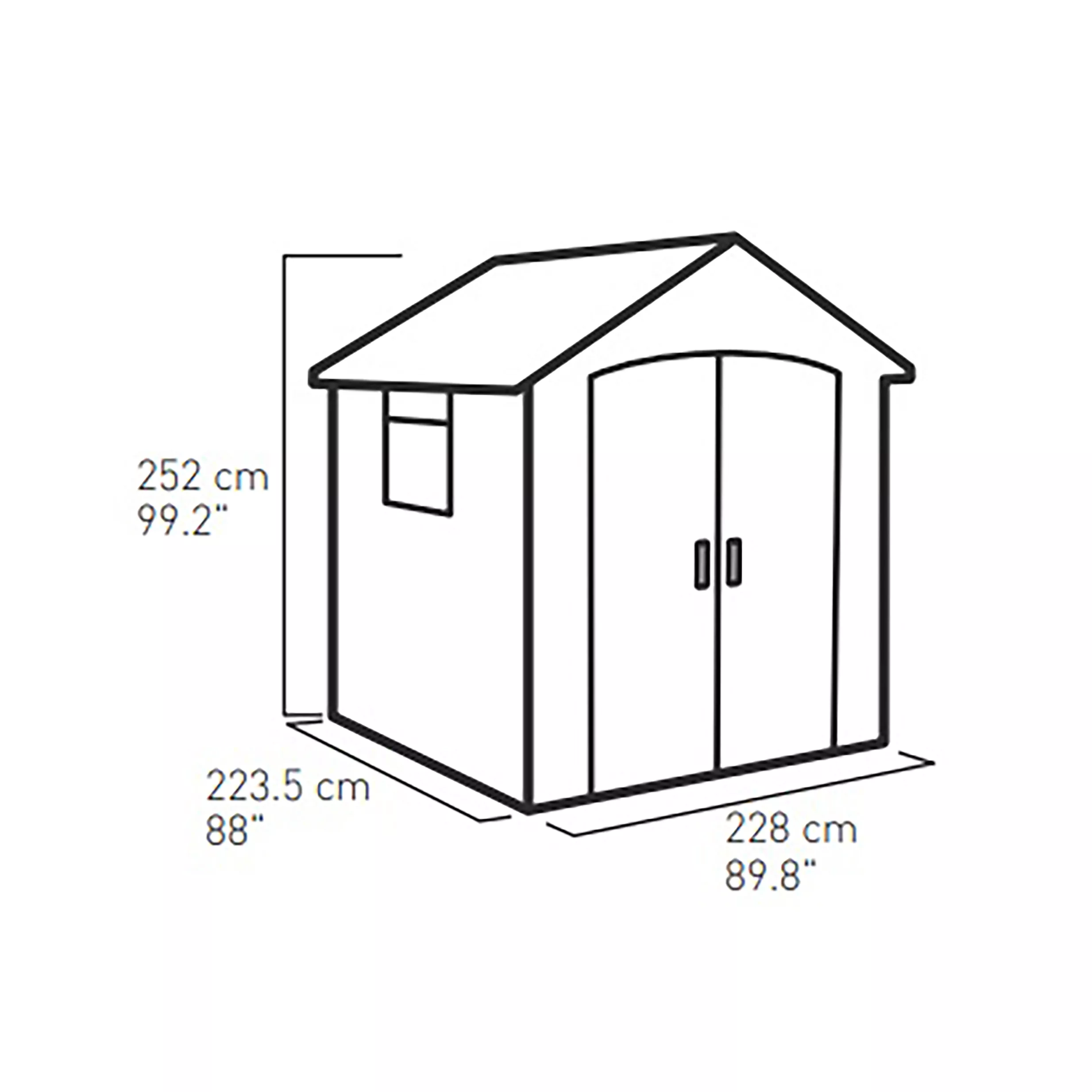 Keter Premier Apex Tongue & groove Grey Shed with floor Keter Premier Apex Tongue & Groove Grey Shed With Floor -Hozelock Shop keter premier apex tongue groove grey shed with floor7290112634122 01t bq